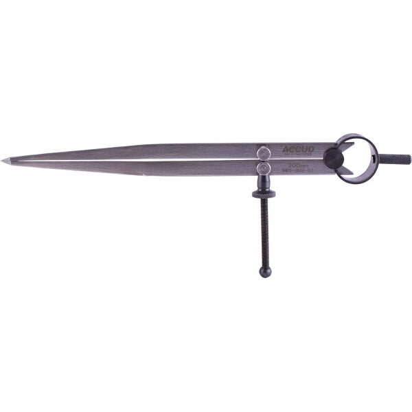 Accud Spring Divider 200mm: Precision Tool for Metalworking, Woodworking & Drafting - Measure, Scribe & Transfer Distances