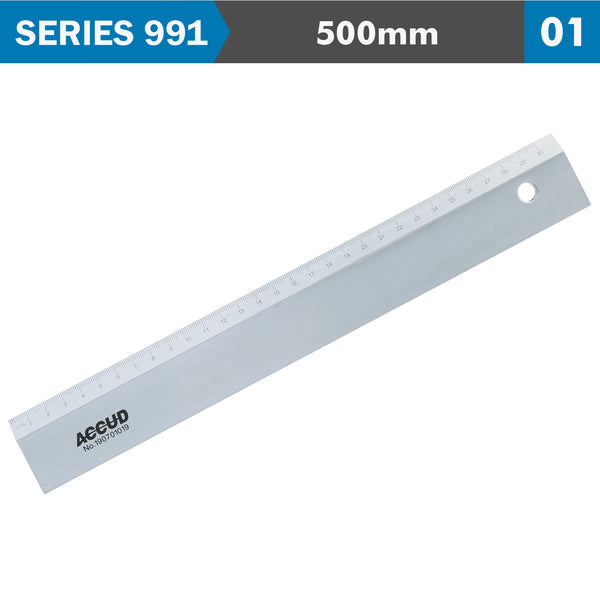 ACCUD STRAIGHT EDGE RULER 500MM AC991-020-01