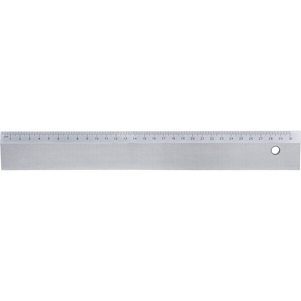 Steel Ruler Metric 30cm Precision: Metal Straight Edge Measuring Tool Drafting, Architecture, Engineering - Chavda.com