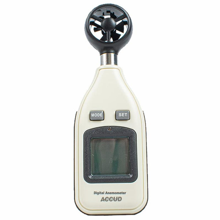 ACCUD Digital Anemometer - Wind Speed & Air Flow Meter for HVAC, Weather, and Outdoor Activities
