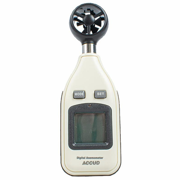 ACCUD Digital Anemometer - Wind Speed & Air Flow Meter for HVAC, Weather, and Outdoor Activities
