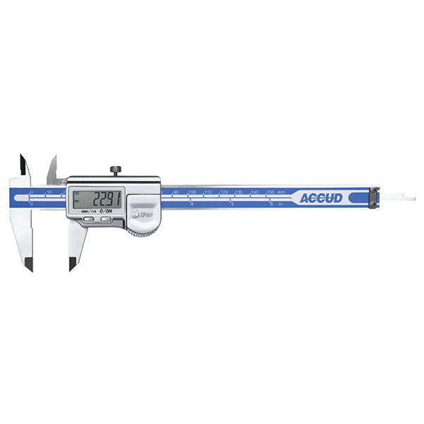 DIG. CALIPER 150MM 0.03MM ACC. IP67 LEVEL 0.01MM RES.