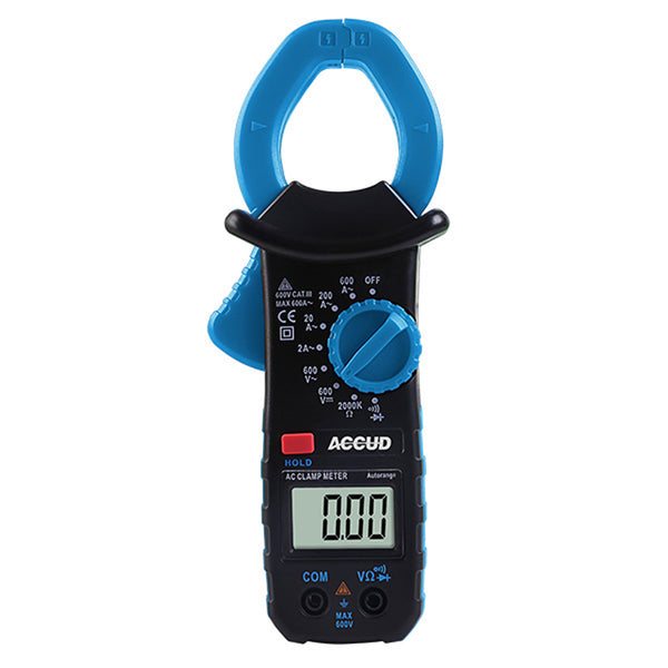 Accud Digital Ac/Dc Clamp Meter 2 X Aaa Bat. 600 Amp 600 V Acdcm600