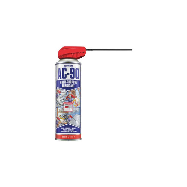Action Can AC-90 MULTI-PURPOSE LUBRICANTTWIN SPRAY LPG 500ml