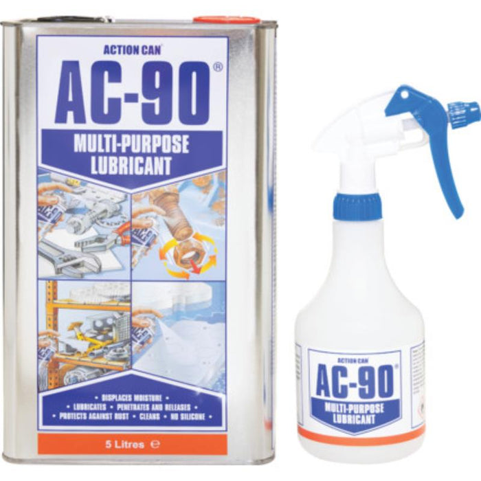 AC-90 Multi-Purpose Lubricant 5 Litre - Action Can Cromwell Spray - Rust Prevention, Corrosion Protection