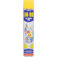 CROMWELL LM-90 Yellow Line Marking Paint 750ml Aerosol - High Visibility Ground Marking