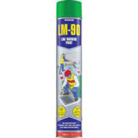 CROMWELL LM-90 Line Marking Paint, 750ml Aerosol - Green RAL 6018. Line marking spray paint for professional use.