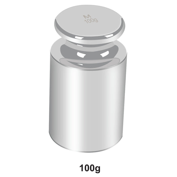 CYLINDRICAL CALIBRATION WEIGHT 100GRAM STAINLESS STEEL
