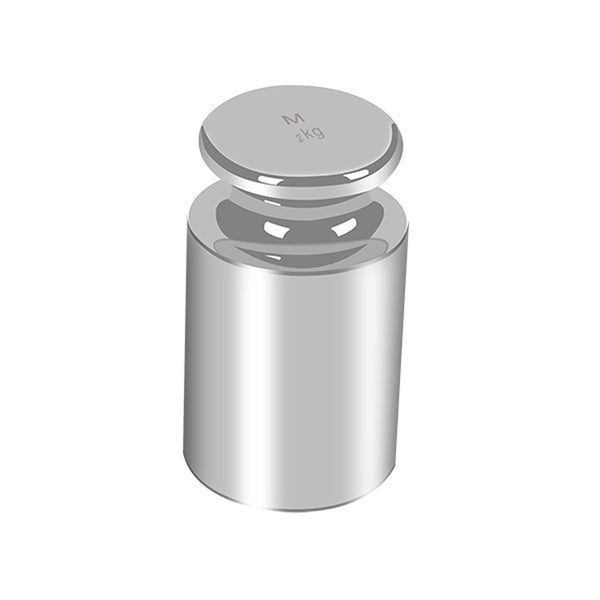 Accud Cylindrical Calibration Weight 2 Kg Stainless Steel Acwt2000 M1