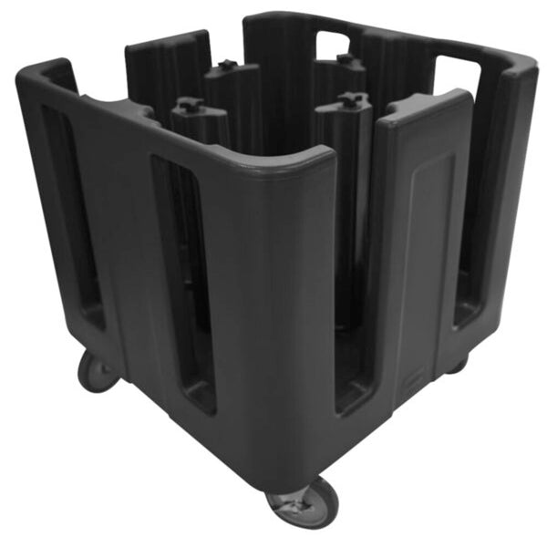 CAMBRO Adjustable Compact Dish Caddy Black - 690Mm X 690Mmx 810Mm H - 4 Tower - ADC0002