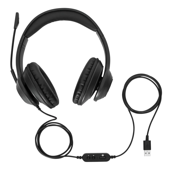 TARGUS WIRED STEREO HEADSET DUAL HIGH SENSITIVITY SPEAKERS