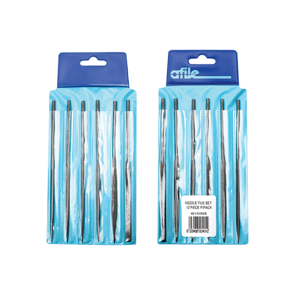 File Afile Needle Set 12 Pc 160 Mm Wallet Aft2210 MTS