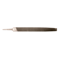 AFT 200mm Flat Bastard File - Tapered Steel File for Smoothing, Shaping, and Deburring Metal & Wood.