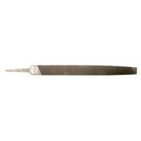 Flat File - Second Cut - 100mm - Tapered Edges for Corners | Metalworking Tool