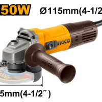 INGCO Angle Grinder 115mm 750W - AG75028 Power Tool - Professional Metal Grinding
