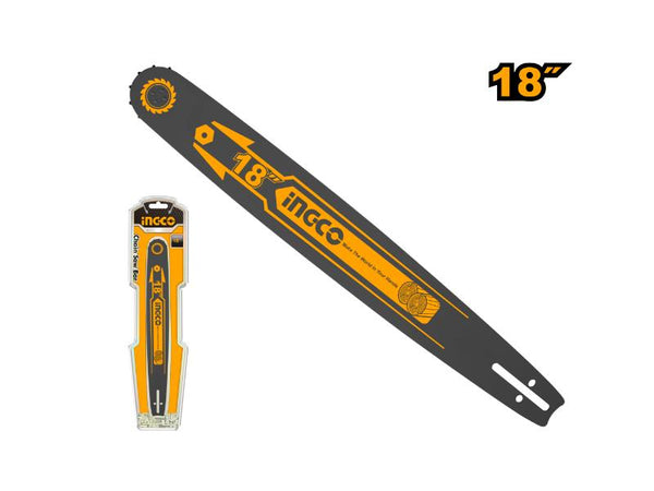 INGCO Chain Saw Bar 18 inch AGSB51801 - Replacement Guide Bar for Chainsaws