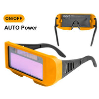 INGCO AHM111 Auto-Darkening Welding Goggles - PPE Safety Glasses for Welding & Grinding - Protect Your Eyes!