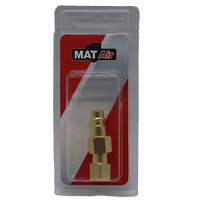 Matair AIR1530P - AIR P/P NIPPLE THREADED  1/4