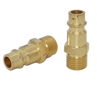 Air P/P Nipple Threaded 1/4 Male P/2 Air1537 P