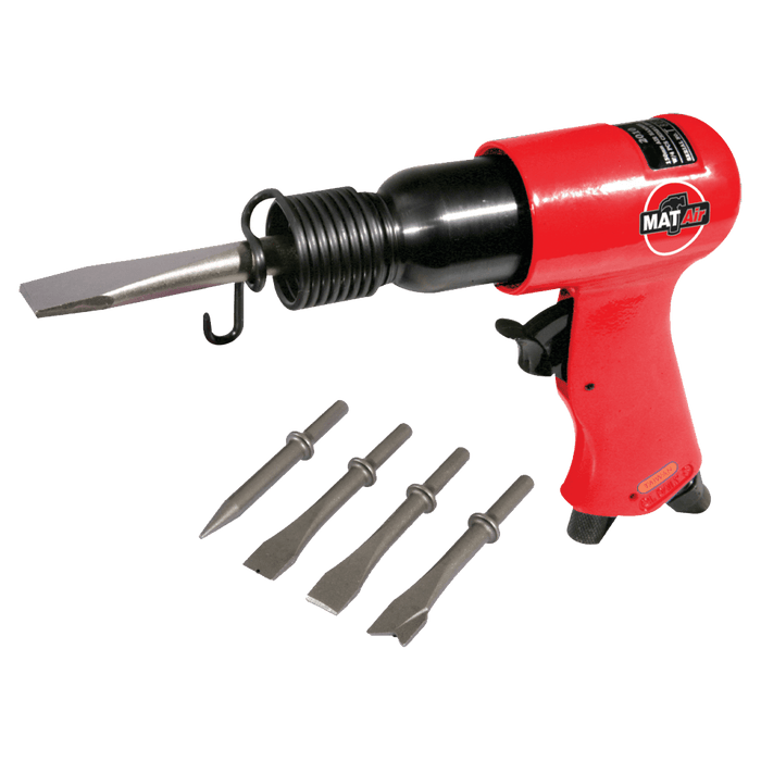 Matair Hammer 150 Mm W/4 Pc Chisel Round Air2010