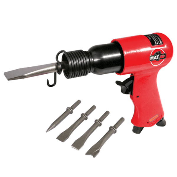 Matair Hammer 250 Mm W/4 Pc Chisel Round Air2025