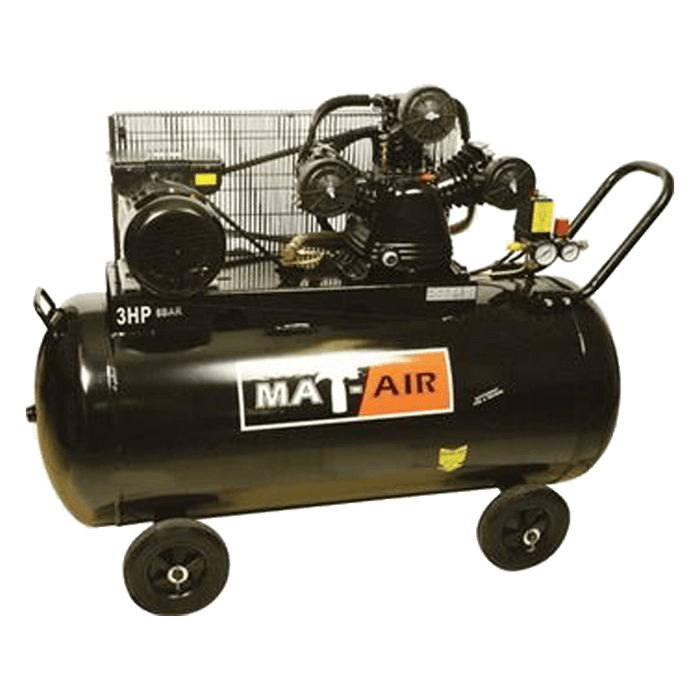MATAIR AIR2050 Air Compressor 3HP 100L W/STYLE - Professional Grade | Chavda.com