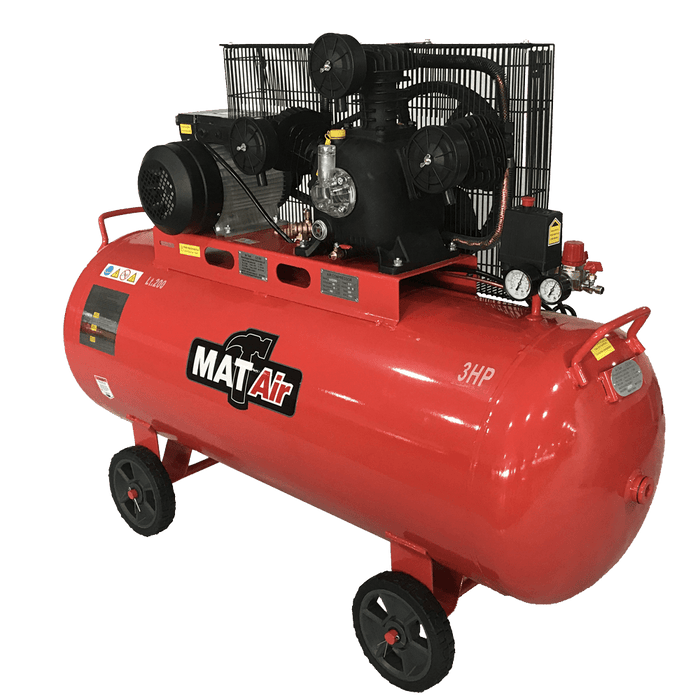 Compressor Matair 2.2 Kw/3 Hp 200 L W/Style Air2090
