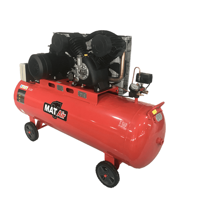 MATAIR AIR2150 - 250L Single Stage Air Compressor. Industrial Power, 5.5HP. Chavda.com