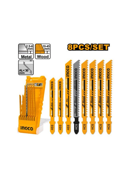 INGCO ACC JIGSAW BLADE 8PCS AKD8088