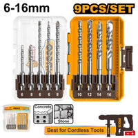 INGCO SDS Drill Bit Set 9PCS AKDL30906 - Concrete & Stone Drill Bits