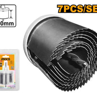 INGCO Hole Saw Set 7PCS AKHS702: Woodworking Drill Bits for Clean Cuts
