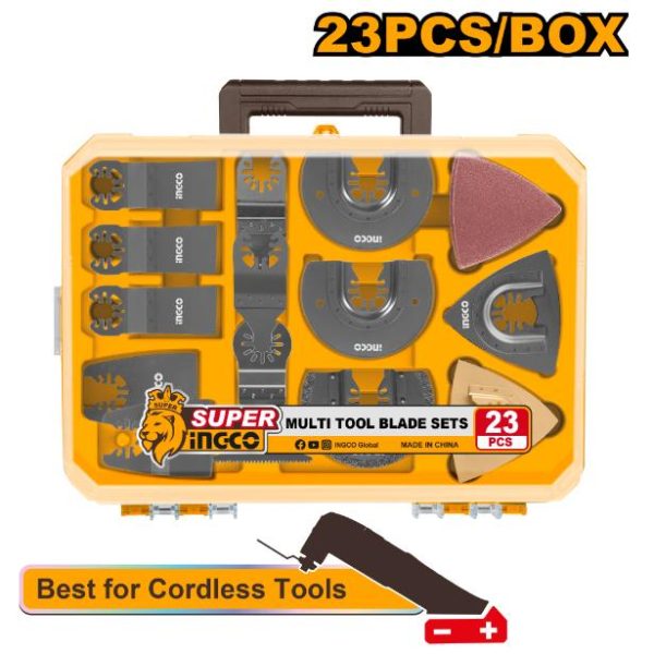 Ingco | Multitool Blade Set – 23 Piece - AKTMT2301