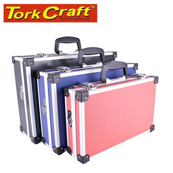 TORK CRAFT Hard Tool Case 3 In 1 Set Sml Red/ Med Blue/ Lrg Blk - ALC020