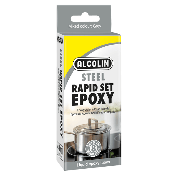 Alcolin Epoxy Liq Rapid Set Steel 2 X20 Ml Alc1040