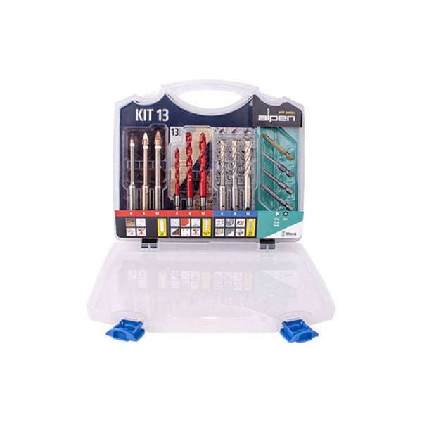 KERAMO PROFI MULTICUT & F8 EXTREME 13 PCE SET 6 8 10MM TX & PZ BITS
