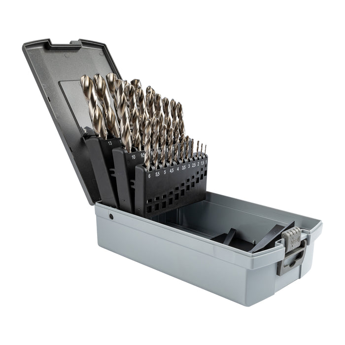 Premium Drill Bit Set: ACTION SET PRO KP25 for Metal Drilling - Metric Sizes