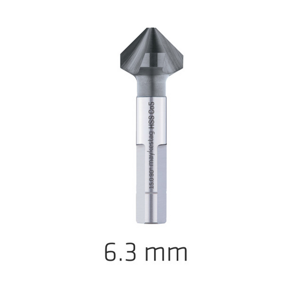 HSS-ECO5 COUNTERSINK 90  6.3 DIN 335 SHAPEC 3-SURFACE SHANK