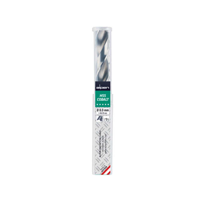 Alpen HSS Cobalt Spotweld Drill Bit 8mm - High Speed Steel Spot Weld Removal