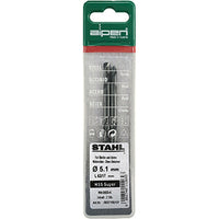 Alpen Drill Bit HSS Super 5.1mm - Steel Drilling, Double Ended, 2 Pieces Per Pouch
