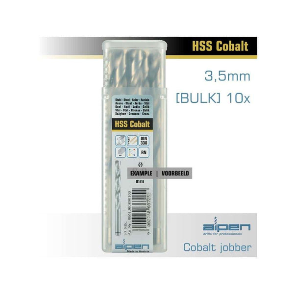 COBALT DRILL BIT 3.5MM BULK