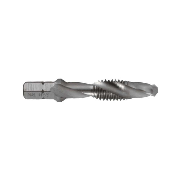 ALPEN COMBINATION TAP PLW M8 1/4' SHANK