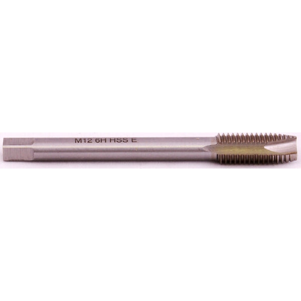 Cobalt Machine Tap 12mm - M12 x 1.75 Pitch HSS Thread Tap