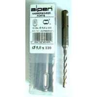 Alpen SDS Plus Hammer Drill Bit 5mm x 110mm - High-Quality Masonry Drill Bit for Concrete, Brick & Stone. Professional Grade.