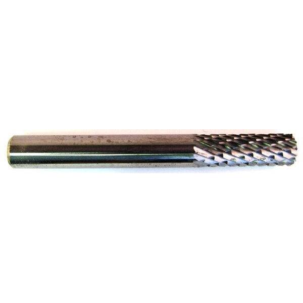 6mm Rotary Burr for Aluminum - Cylindrical, No Front Cut | Aluminum Cutting Tool
