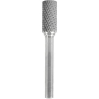 10mm Tungsten Carbide Rotary Burr - Cylinder Shape, No Front Cut for Hard Metals | Chavda.com - Precision Metalworking Cutting Tool