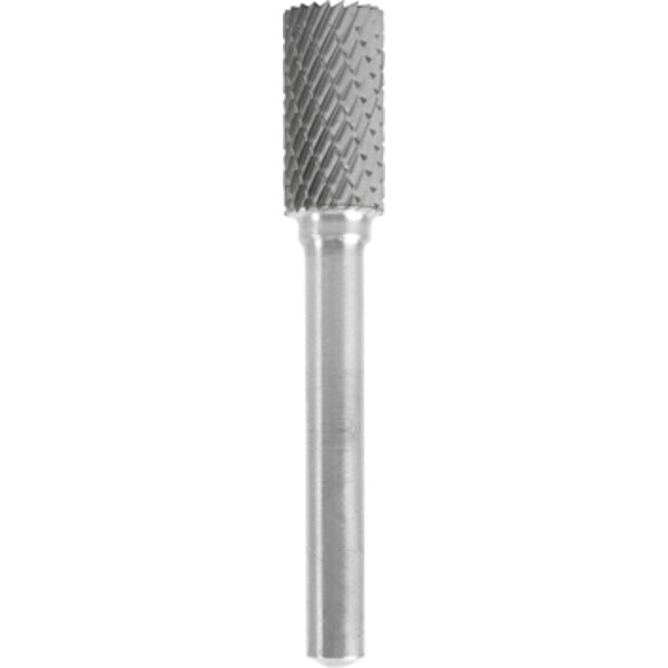TC Rotary Burr 10mm Cylinder Shape Carbide Burr - Front Cut for Hard Metals