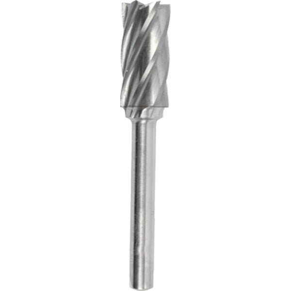 12mm Cylindrical Rotary Burr for Aluminum - Front Cut, Carbide Tip Cutting Tool