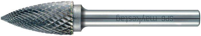 Tungsten Carbide Rotary Burr - 12mm Arc Round Nose for Hard Metals | chavda.com