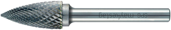 Tungsten Carbide Rotary Burr - 12mm Arc Round Nose for Hard Metals | chavda.com