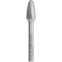 TC Rotary Burr 10mm Arc Round Nose for Hard Metals - Carbide Milling Tool